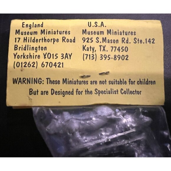 Museum Miniatures 15/WG12 Lead Figurine (Oxen? Bulls? Cows?) Set For Collectors - Picture 5 of 6